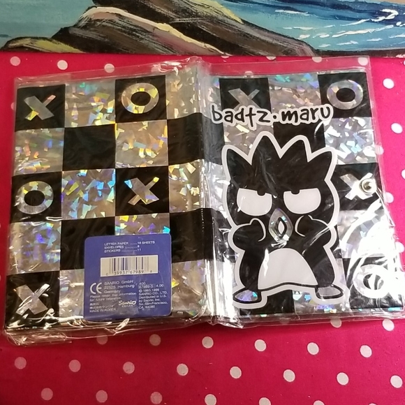 Vintage badtz maru letter paper envelopes &sticker